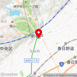 ファミリーマート 新神戸駅前店の地図