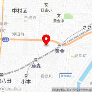 名鉄協商パーキング 角割町の地図