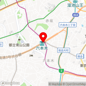 ローソン メトロス六本木の地図