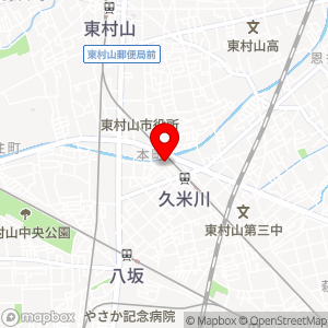 コインパーク 久米川の地図