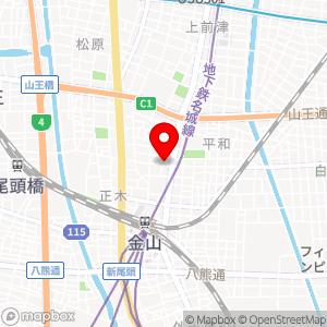 名鉄協商パーキング 金山第13の地図