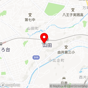 ローソンストア100 八王子山田店の地図