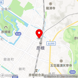 三井のリパーク 彦根駅前の地図
