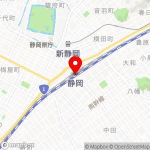 ベルマート キヨスク静岡東の地図