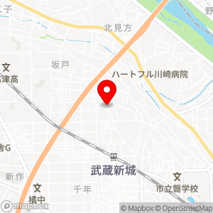 セブン-イレブン 川崎上小田中1丁目店の地図