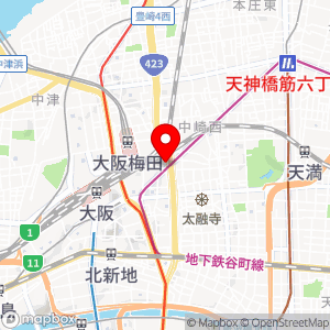 パークファースト 東阪急ビル駐車場の地図