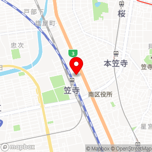 名鉄協商パーキング 笠寺駅前の地図