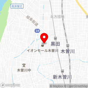 わくわく広場 イオンモール木曽川店の地図