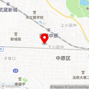 セブン-イレブン 川崎中原店の地図