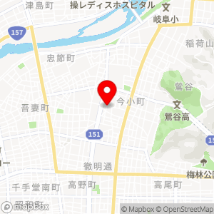 名鉄協商パーキング 岐阜鷹見町の地図