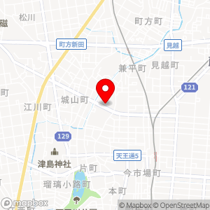 津島市松原町駐車場の地図