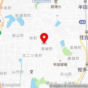 アオキスーパー 清城店の地図
