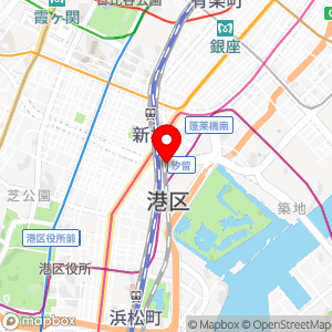 タイムズ 汐留メディアタワーの地図
