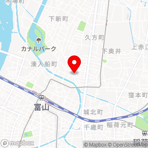 富山奥田新町駐車場の地図