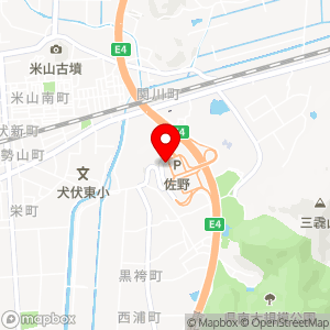 佐野ＳＡ(上)の地図