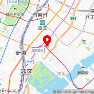 ローソン 銀座七丁目店の地図