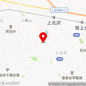 エイブルパーキング 八幡山1丁目の地図