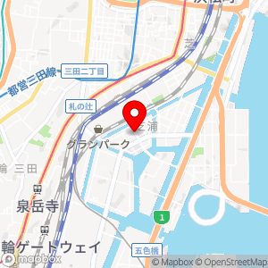 ファミリーマート 田町東口店の地図