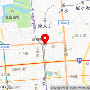 名鉄協商パーキング 久屋大通泉の地図