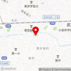 エーデルハイム小金井駐車場の地図