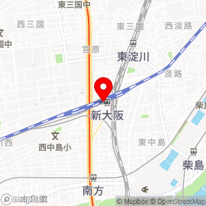 ベルマート キヨスク新大阪の地図