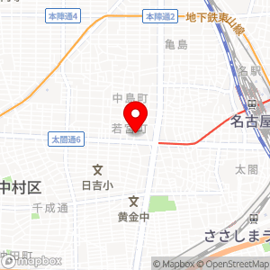 名鉄協商パーキング 中村区役所駅前第4の地図