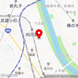 三井のリパーク 川崎中丸子第5の地図