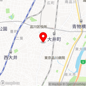 三井のリパーク 大井1丁目第2の地図