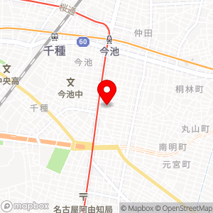名鉄協商パーキング 今池南第3の地図