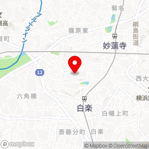 カーサ白楽駐車場の地図