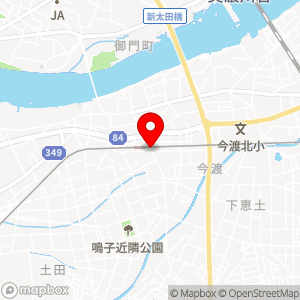 名鉄協商パーキング 今渡駅前の地図