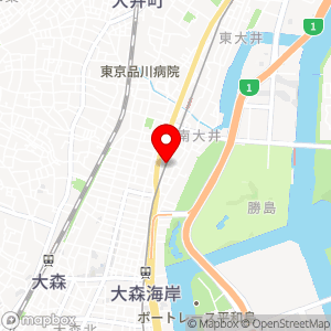 京急南大井１丁目駐車場の地図