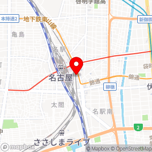 ファミリーマート 名鉄名古屋駅上りホーム店の地図