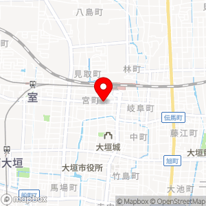 名鉄協商パーキング 大垣駅前第4の地図
