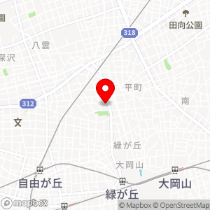 TOBU PARK 目黒区中根2丁目の地図