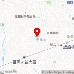 東都パーク 千歳台2丁目2の地図
