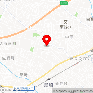ホワイト急便 柴崎 店（調布市）の地図