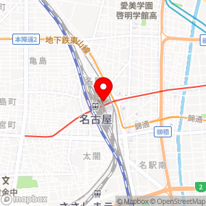 ベルマート キヨスク桜通口の地図