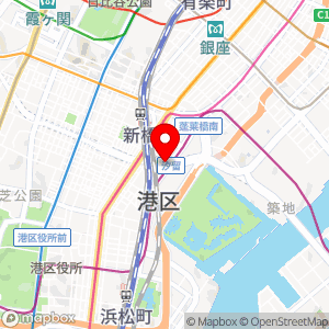 ファミリーマート 汐留メディアタワー店の地図