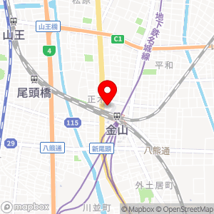 三井のリパーク 金山第18の地図