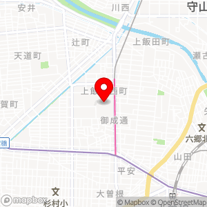 イオン 上飯田店の地図