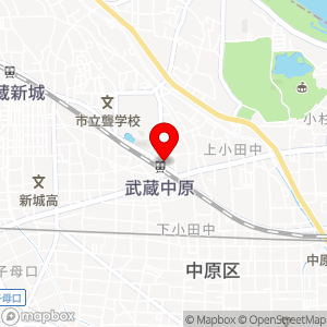 ローソン 上小田中店の地図