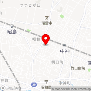 Big-A 昭島朝日町店の地図