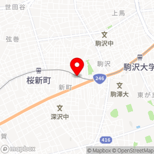 マンマチャオ 桜新町店の地図