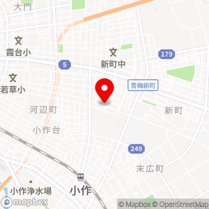 ファミリーマート 青梅新町四丁目店の地図