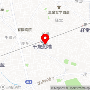 まいばすけっと 経堂4丁目店の地図