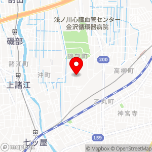 ポプラ 金沢沖町店の地図