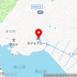 癒しのリゾート・加賀の幸 ホテル アローレの地図