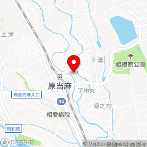 三井のリパーク 原当麻駅前の地図