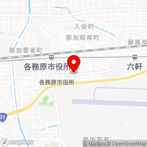 ローソン100 各務原那加織田町の地図
